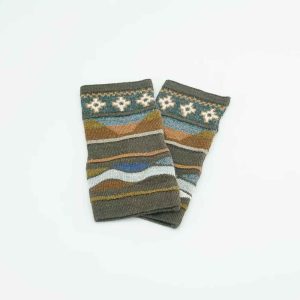 Baby alpaca fingerless gloves